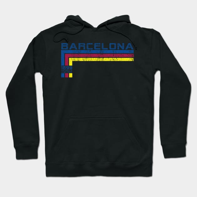 Football Is Everything - FC Barcelona 80s Ultras Hoodie by FOOTBALL IS EVERYTHING